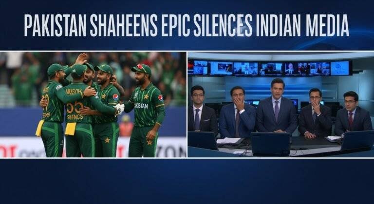 Pakistan Shaheens Epic Comeback Silences Indian Media