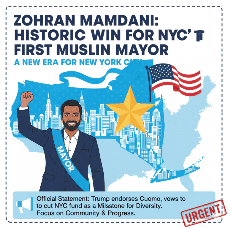 Zohran Mamdani Historic Win for NYC's First Muslim Mayor