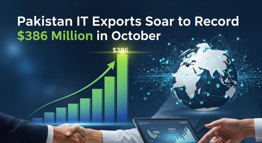 Pakistan IT Exports Soar To Record 386 Million In October