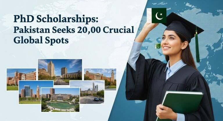 PhD Scholarships: Pakistan Seeks 20,000 Crucial Global Spots