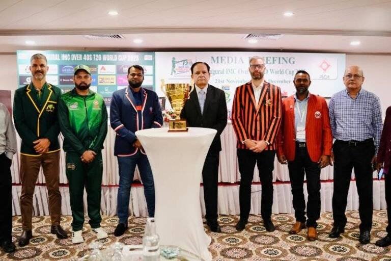 Over-40 T20 World Cup: Historic Trophy Unveiled in Pakistan