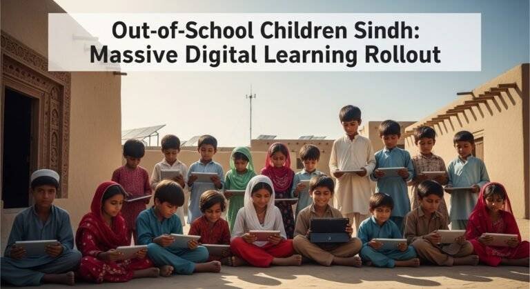Out-of-School Children Sindh: Massive Digital Learning Rollout