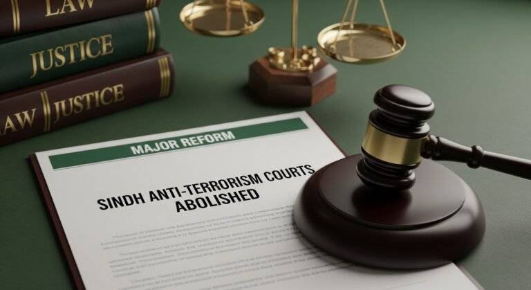 Sindh Anti-Terrorism Courts Abolished: Major Reform