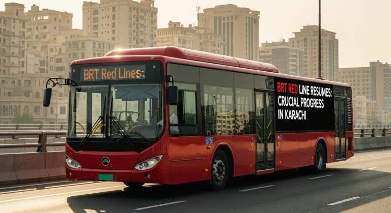 BRT Red Line Resumes: Crucial Progress in Karachi