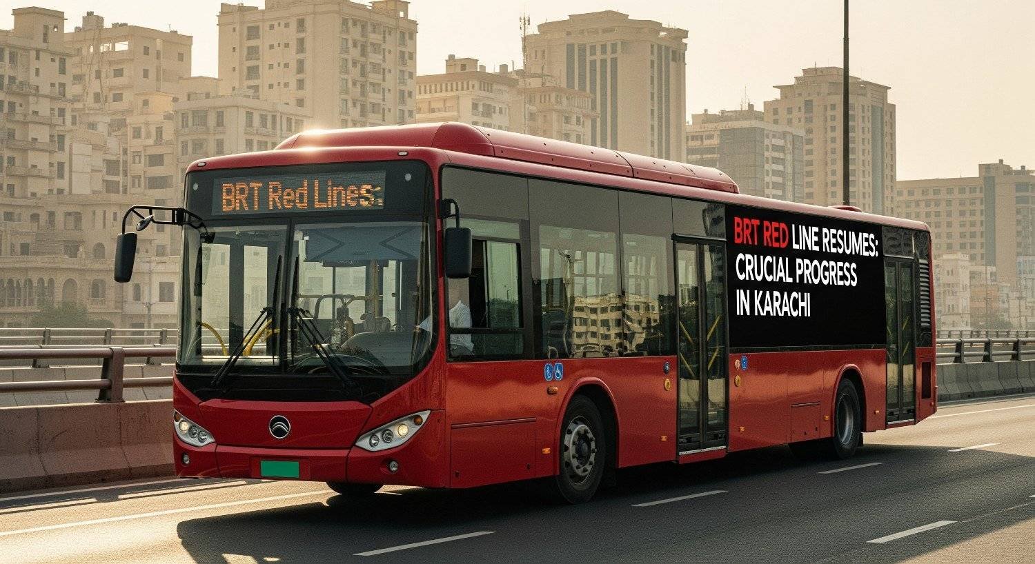 BRT Red Line Resumes: Crucial Progress in Karachi