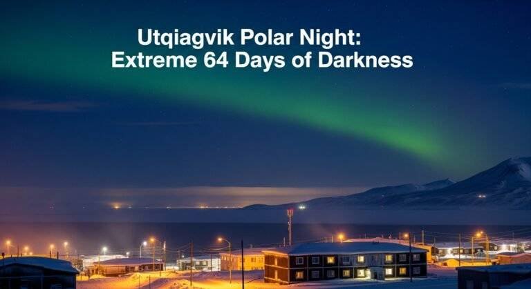 Utqiagvik Polar Night: Extreme 64 Days of Darkness