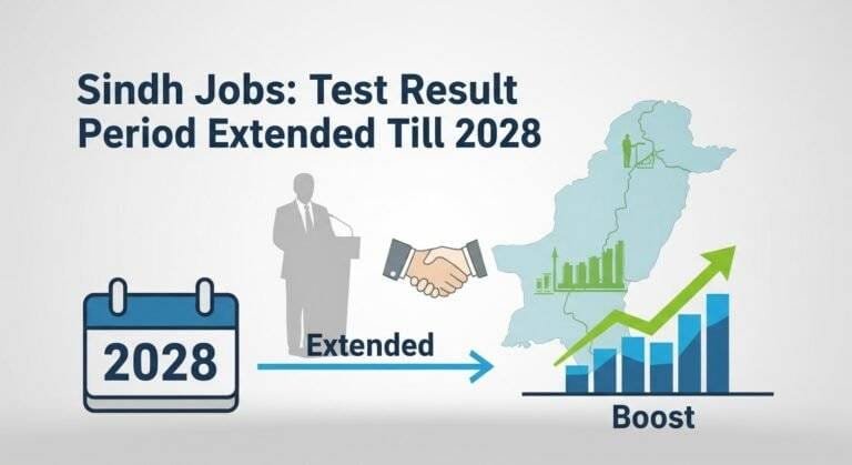 Sindh Jobs: Test Result Period Extended Till 2028 Boost