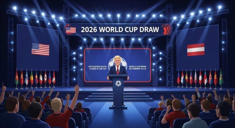 2026 World Cup Draw Trump Takes Center Stage in US