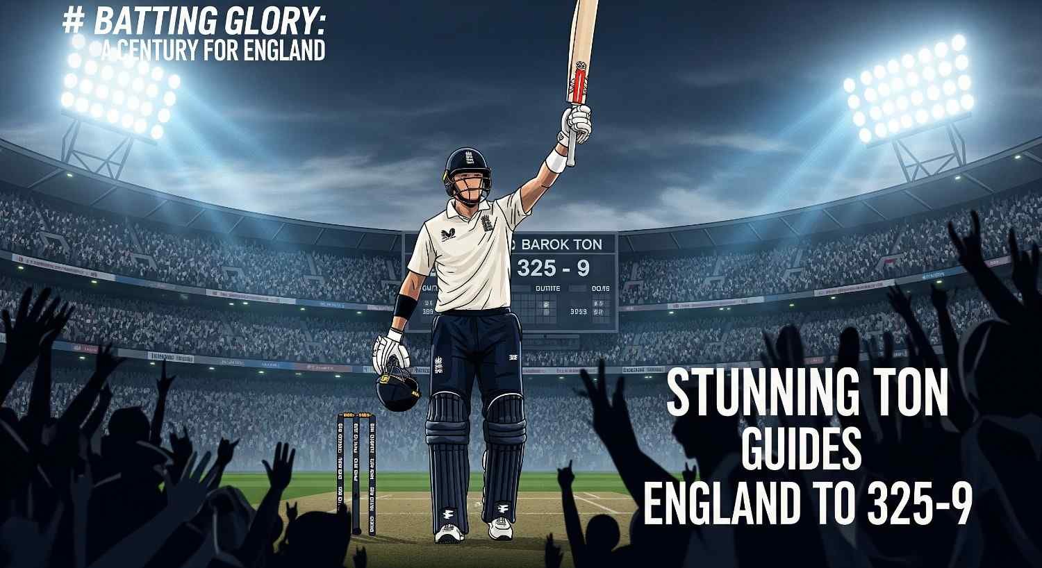 Joe Root's Stunning Ton Guides England To 325-9