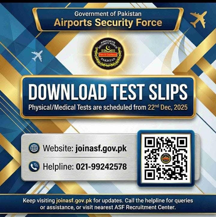 ASF Physical Test Slips Now Available Online