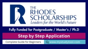 Pakistan Students: Secure the Prestigious Rhodes Scholarship to Oxford