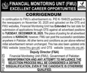 FMU Jobs Karachi 2025: Latest Management Vacancies