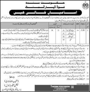 Food Department Sindh Jobs 2025: Urgent Stenographer Posts