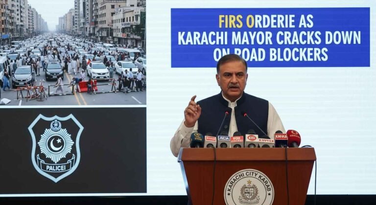 FIRs Ordered as Karachi Mayor Cracks Down on Road Blockers