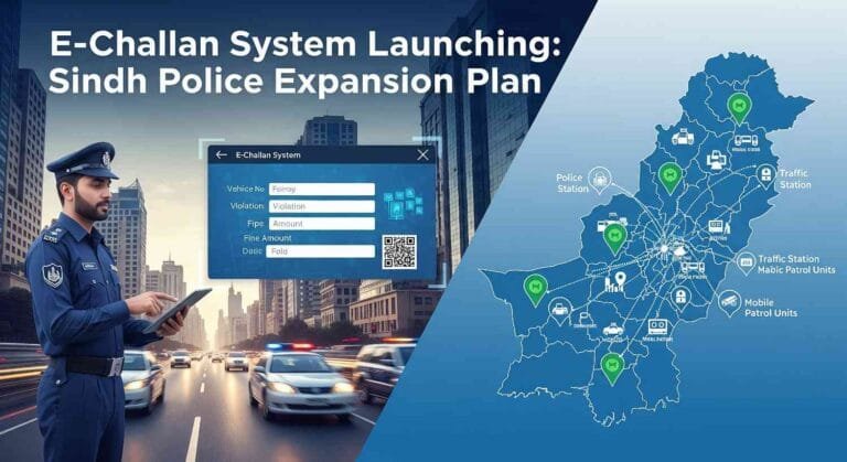 E-Challan System Launching Sindh Police Expansion Plan