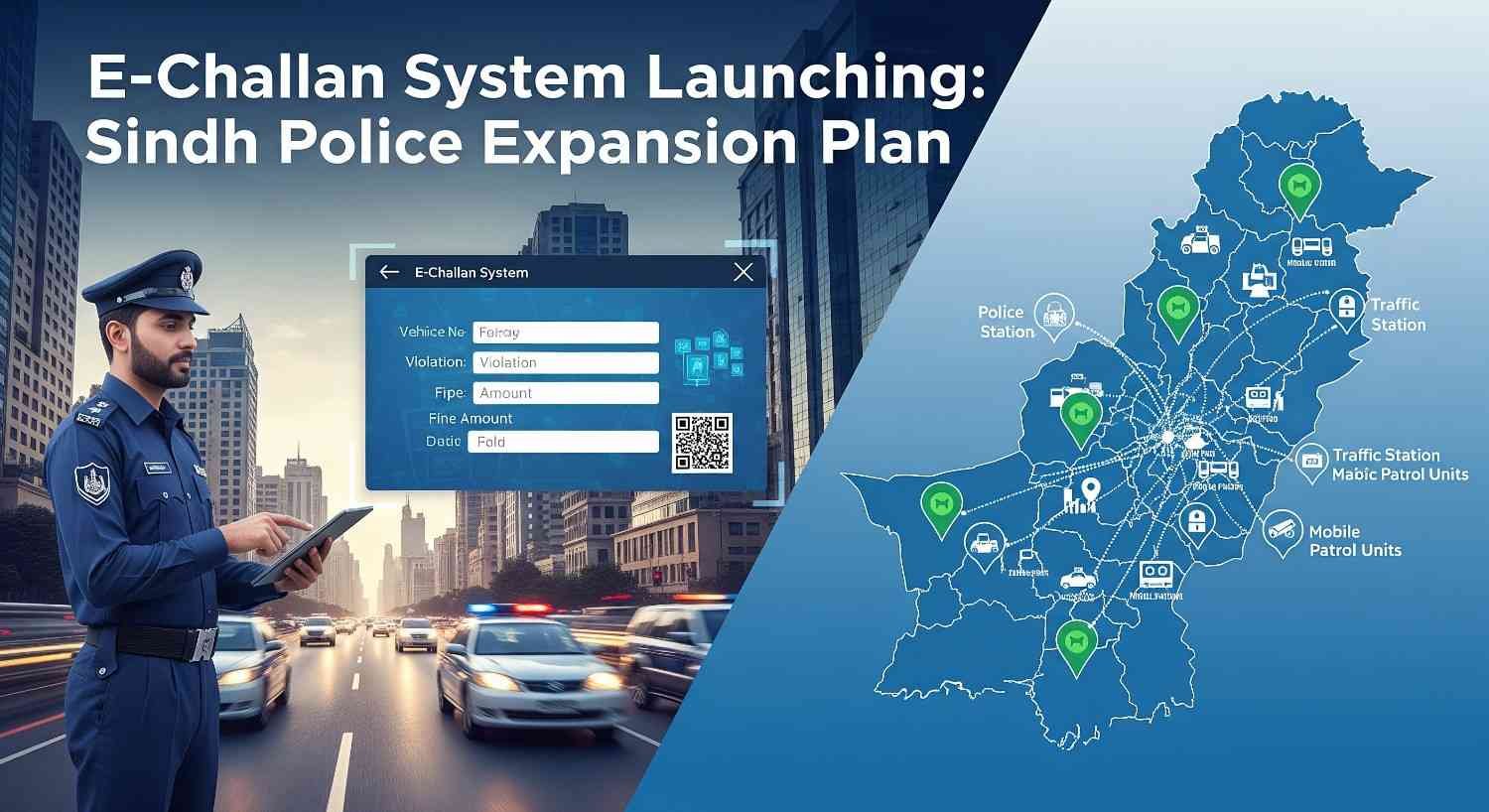 E-Challan System Launching Sindh Police Expansion Plan