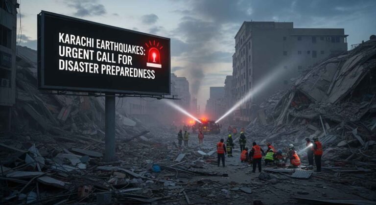 Karachi Earthquakes Urgent Call for Disaster Preparedness