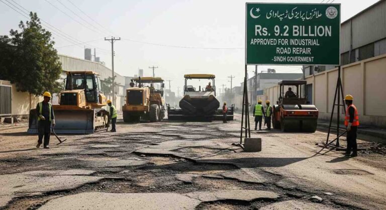 Rs9.2bn Approved for Repair of Industrial Roads in Sindh
