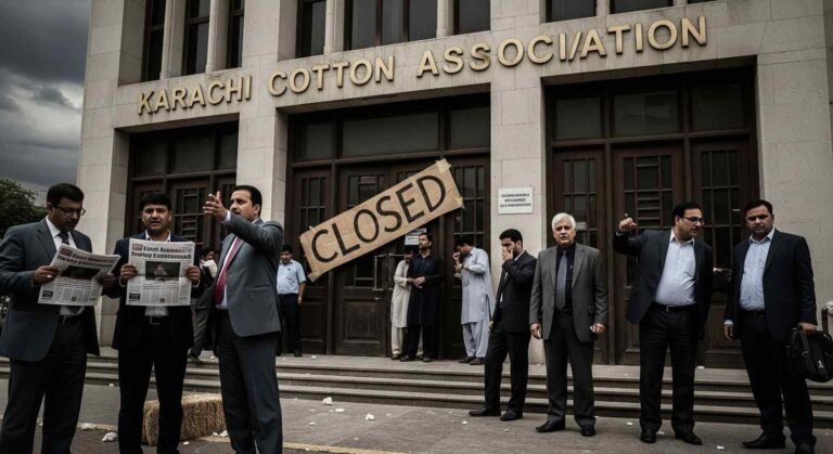 Karachi Cotton Exchange Shut Brokers Face Devastating Losses