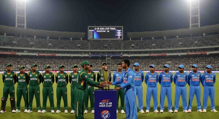 U-19 Asia Cup Final Pakistan Earns Epic Clash With India