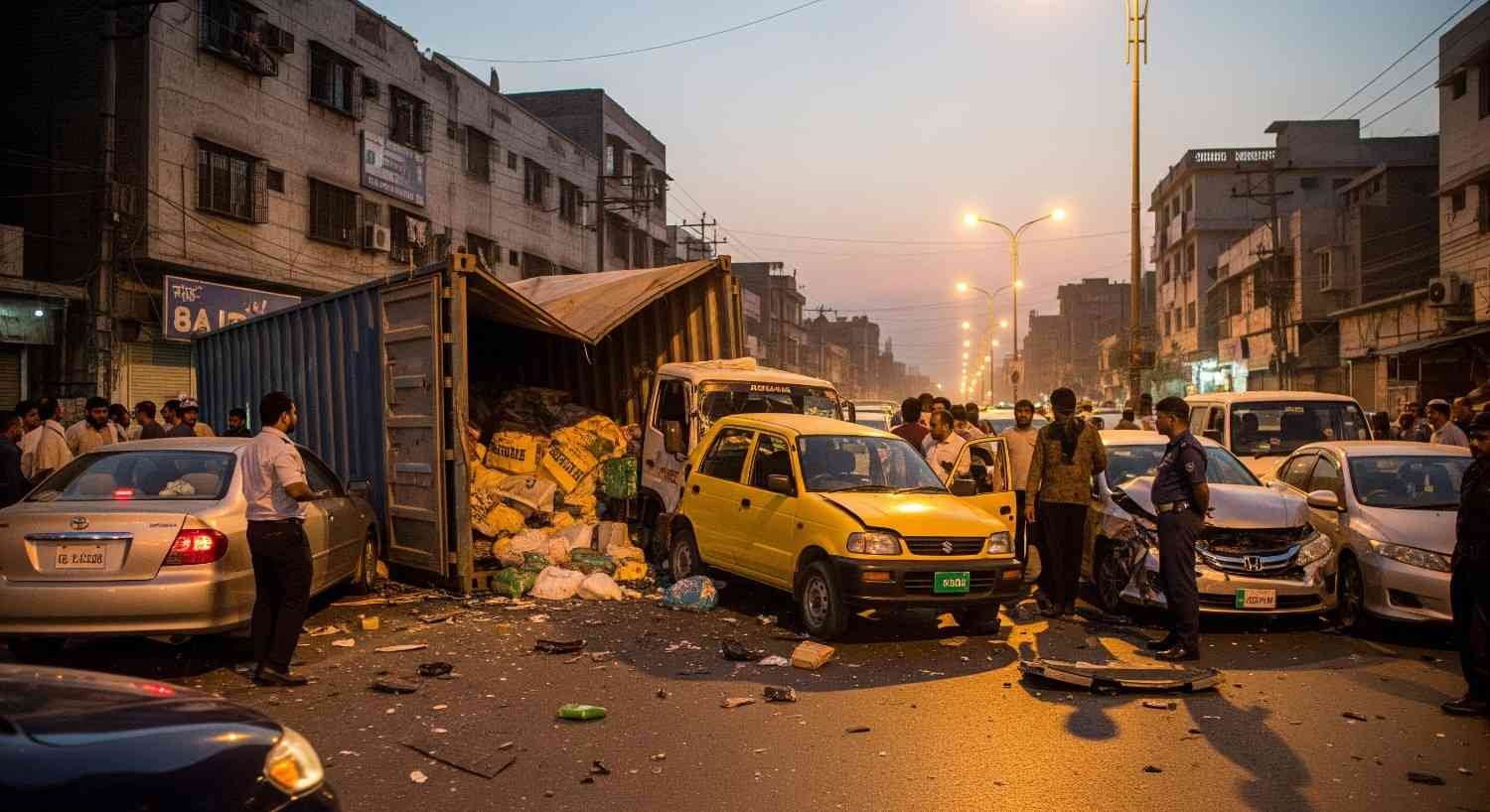 Heavy Vehicle Accidents in Karachi