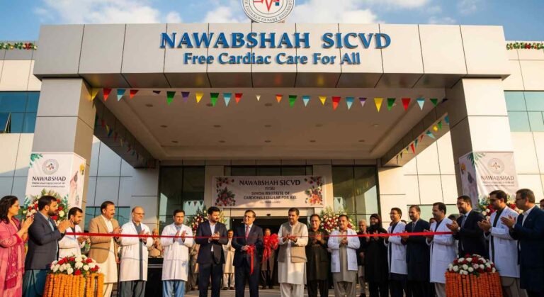 Nawabshah SICVD Opens: Free Cardiac Care For All