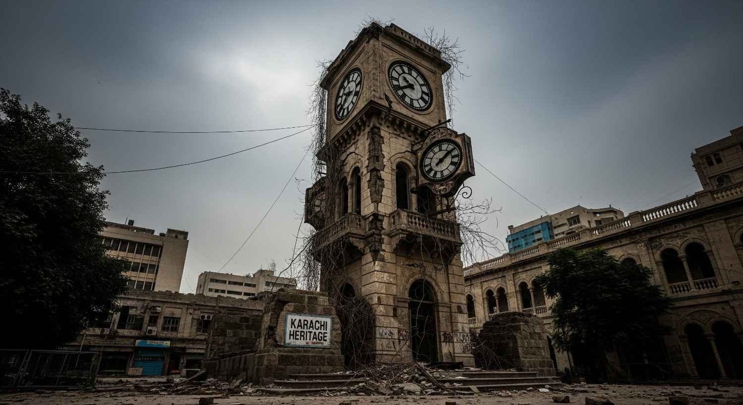 Karachi’s Forgotten Clock Towers A Shocking Decline