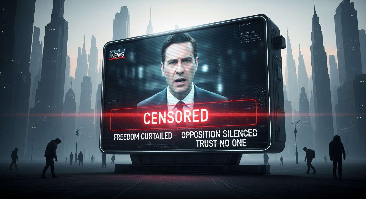 Controlled Media Sparks Alarm Over Democracy’s Decline