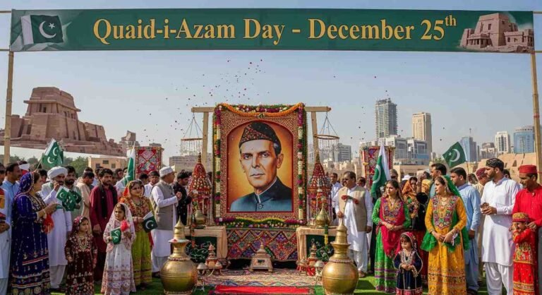 Quaid-i-Azam Birth Anniversary: Stunning Tributes Paid Across Sindh