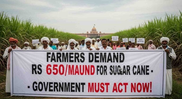Farmers Urge Government to Set Sugar Cane Price at Rs650/Maund