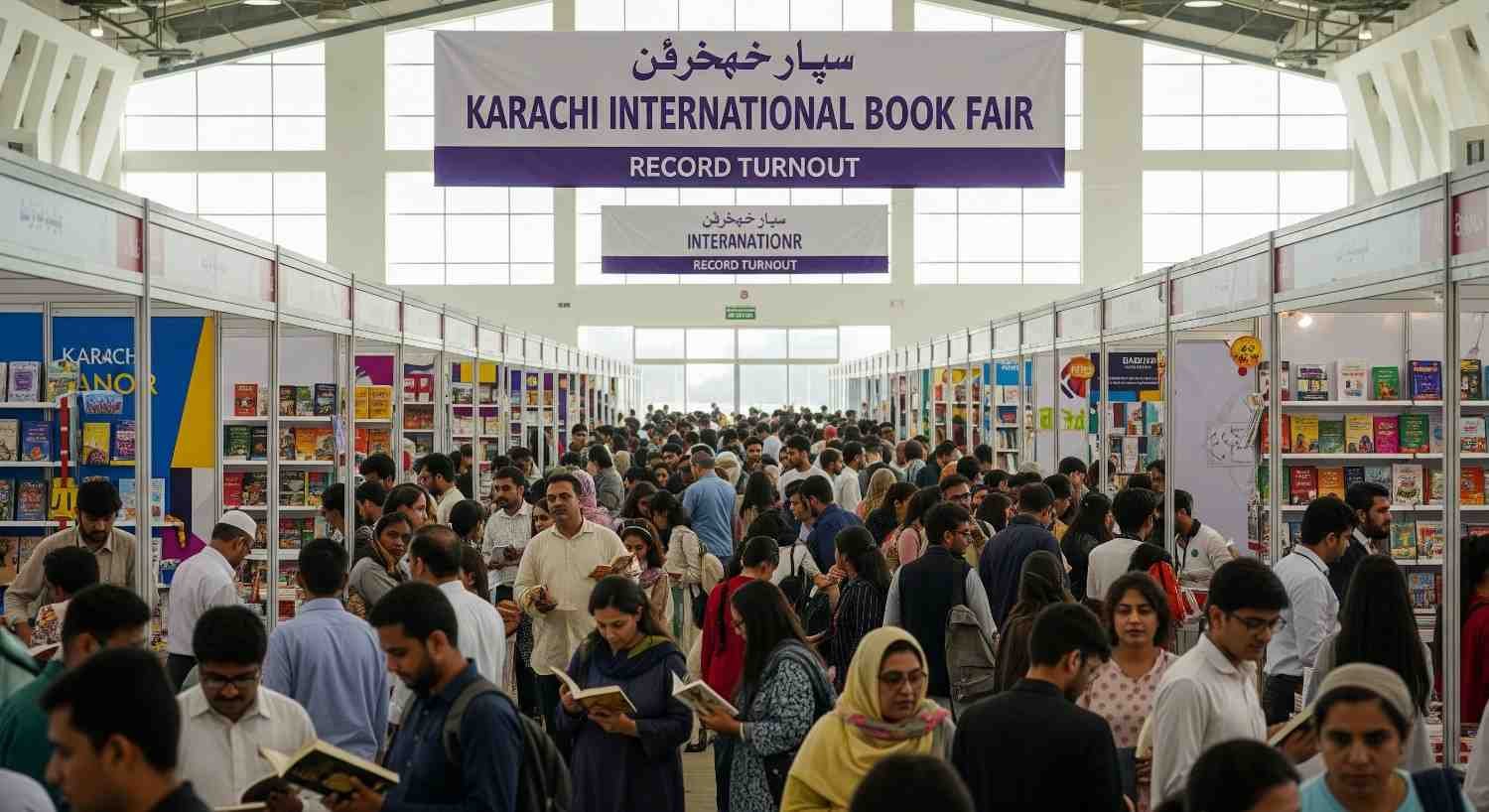 Record Turnout at Karachi Book Fair Signals Love for Reading