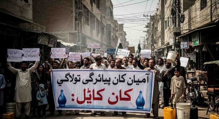 Karachi Water Crisis Opposition Slams Government Failure