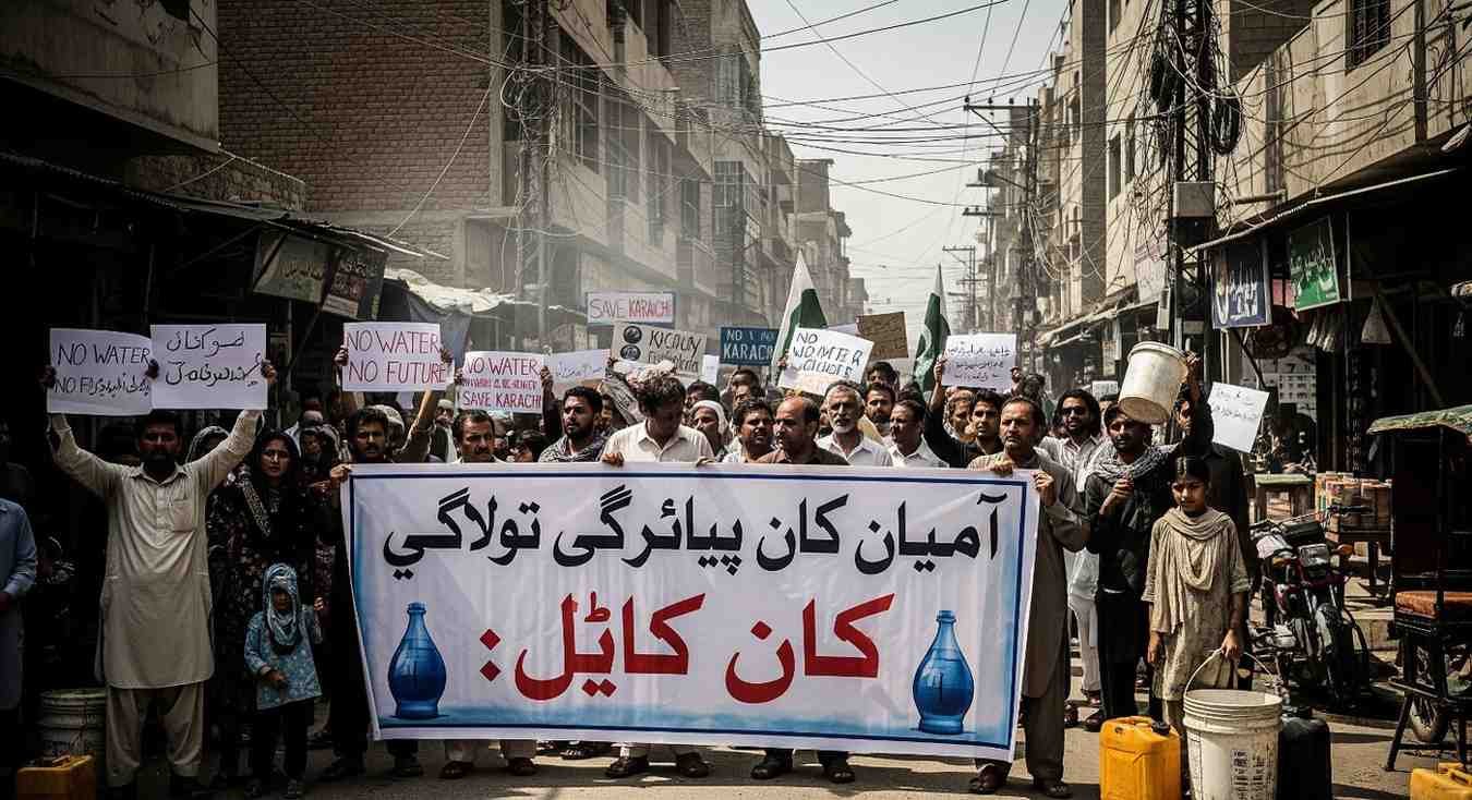 Karachi Water Crisis Opposition Slams Government Failure