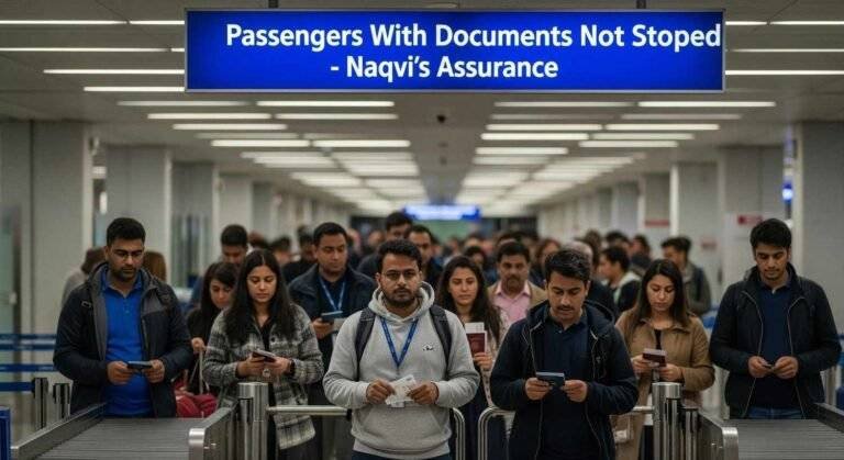Passengers With Documents Not Stopped Naqvi's Assurance