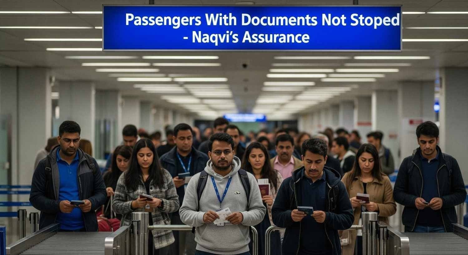 Passengers With Documents Not Stopped Naqvi's Assurance