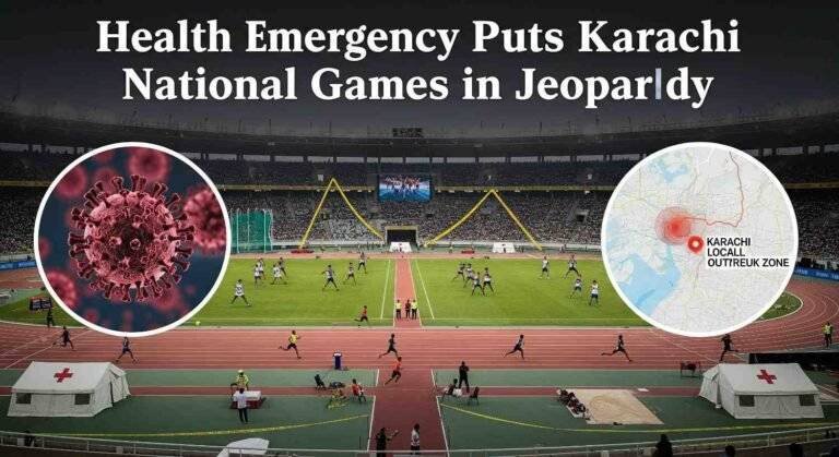 Health Emergency Puts Karachi National Games in Jeopardy