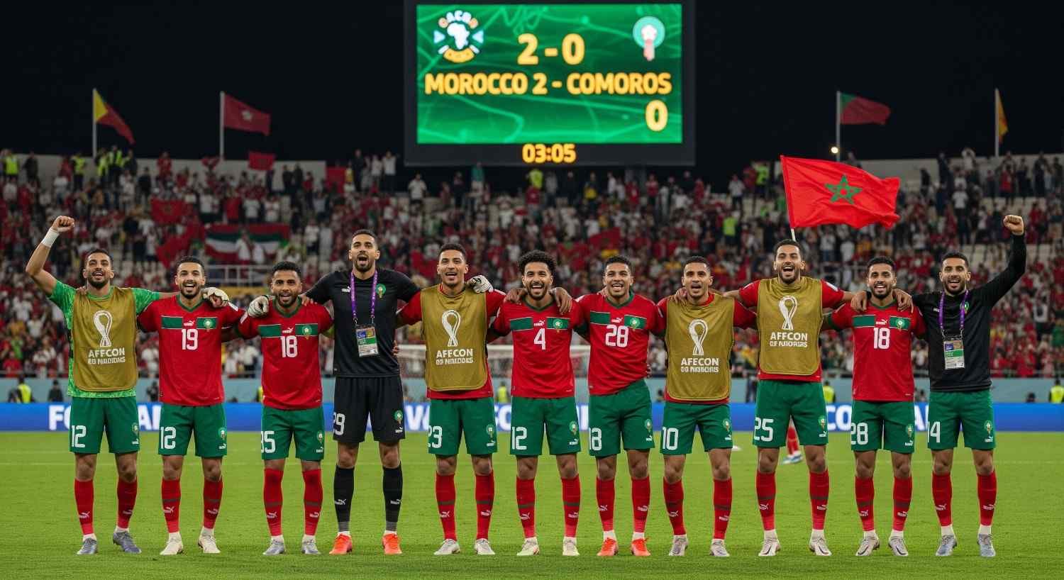 Morocco AFCON: Decisive 2-0 Triumph Against Comoros