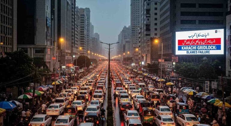 Karachi Gridlock Fury Opposition Calls Out Govt Failure