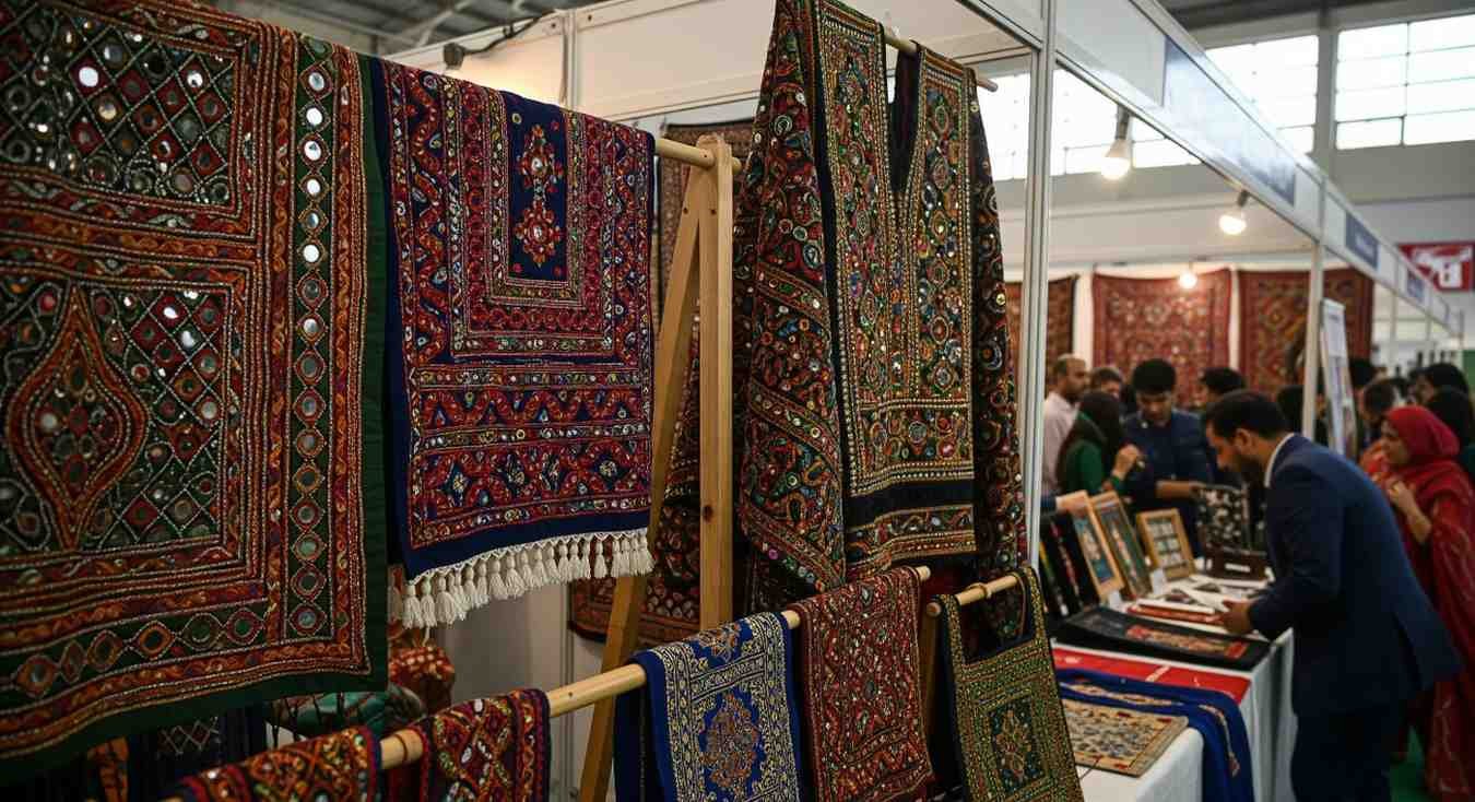 Sindh Crafts Stunning Needlework on Display in Karachi