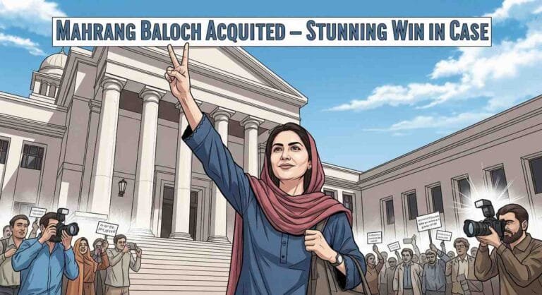 Mahrang Baloch Acquitted Stunning Win in Terrorism Case