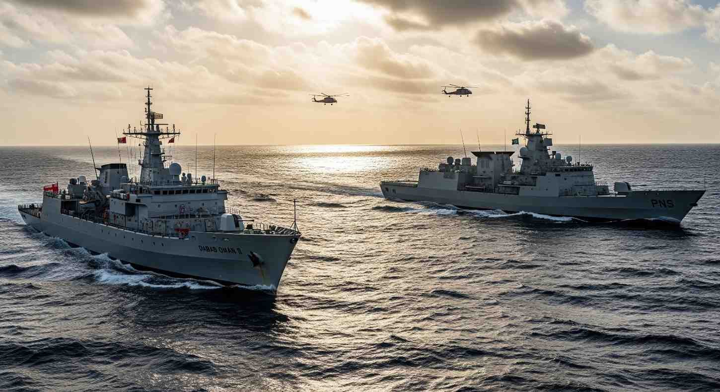 Oman Navy Joins Pakistan in Exclusive Maritime Exercise
