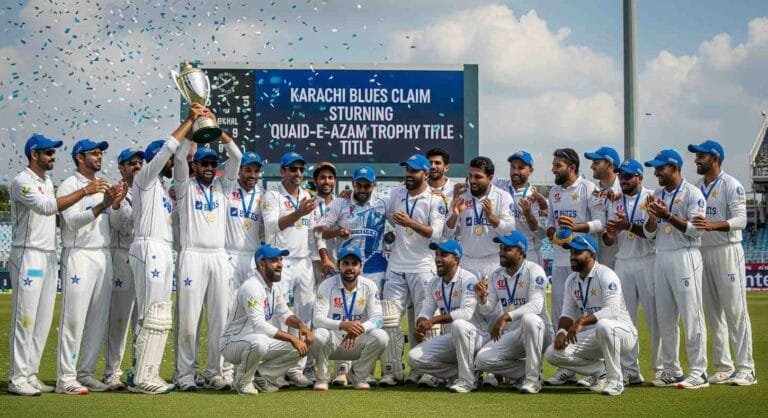 Karachi Blues Claim Stunning Quaid-e-Azam Trophy Title