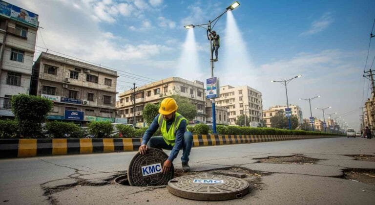 Karachi UCs Get Funds for Manhole, Light Safety