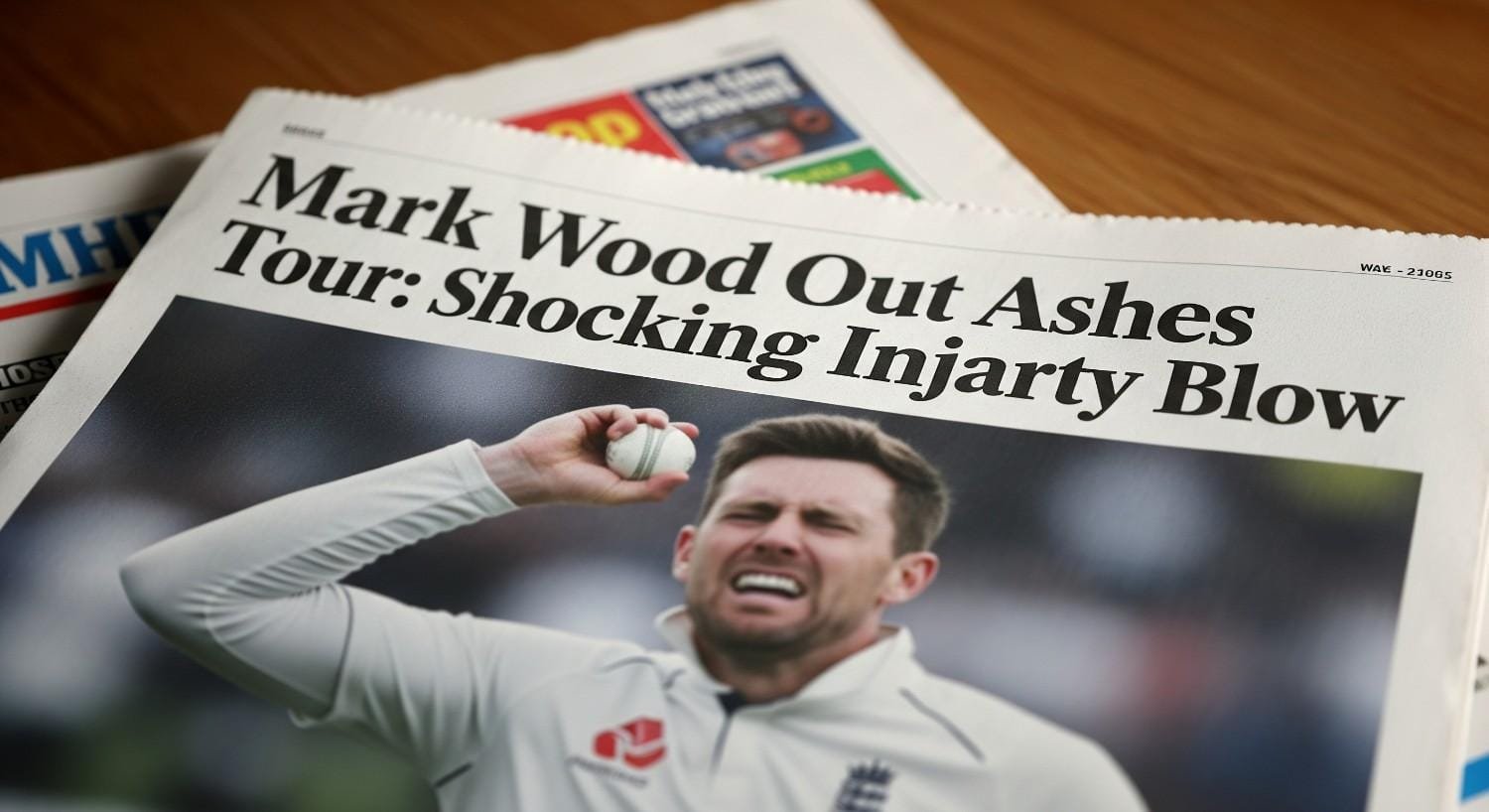 Mark Wood Out Ashes Tour Shocking Injury Blow