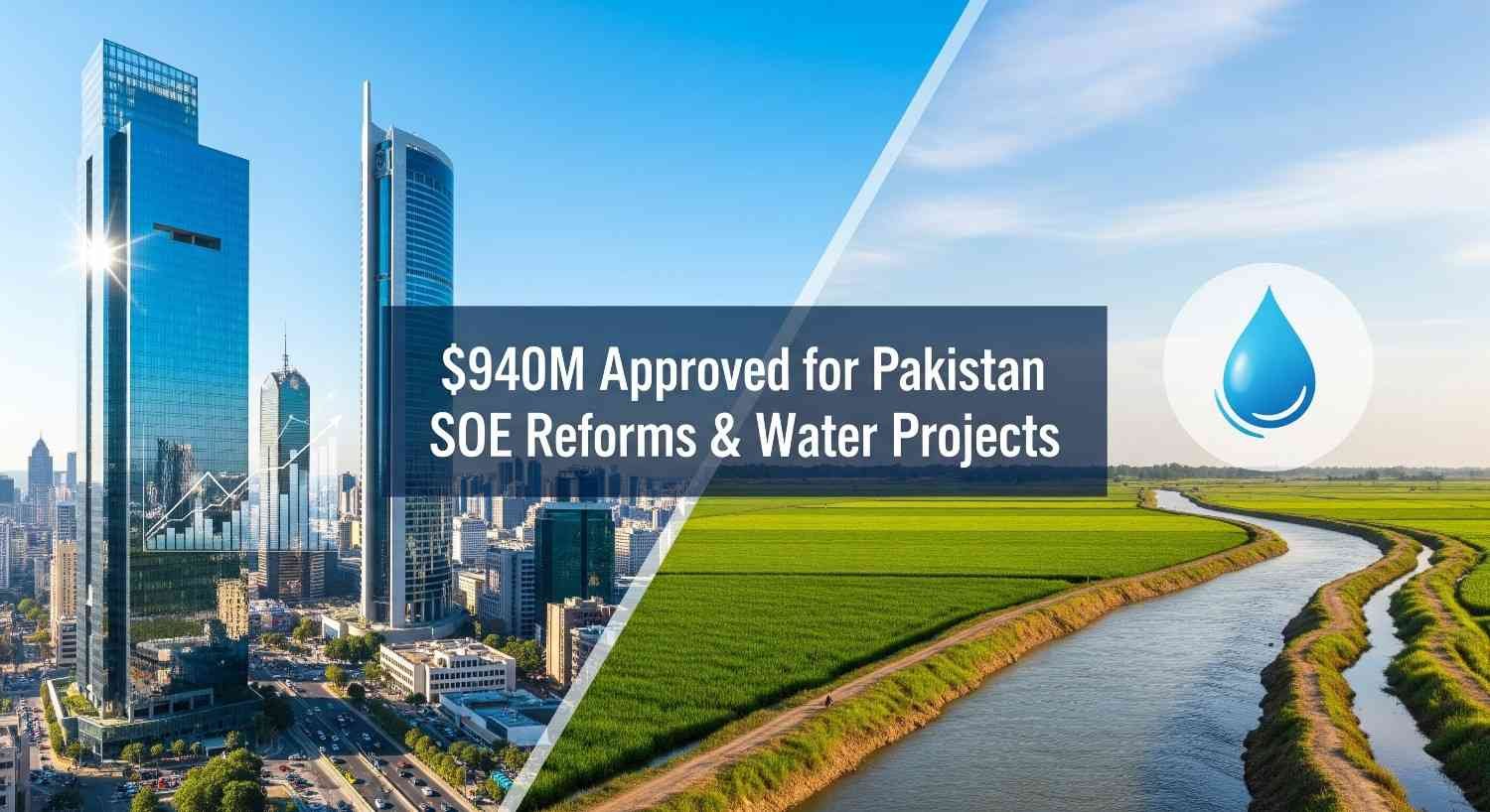 $940M Approved for Pakistan SOE Reforms & Water Projects