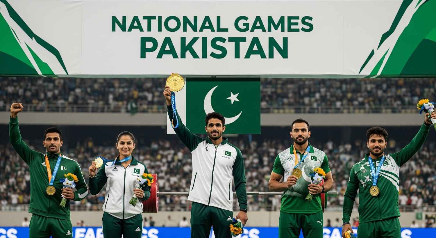 National Games Pakistan: Dominant Athletes Secure Gold