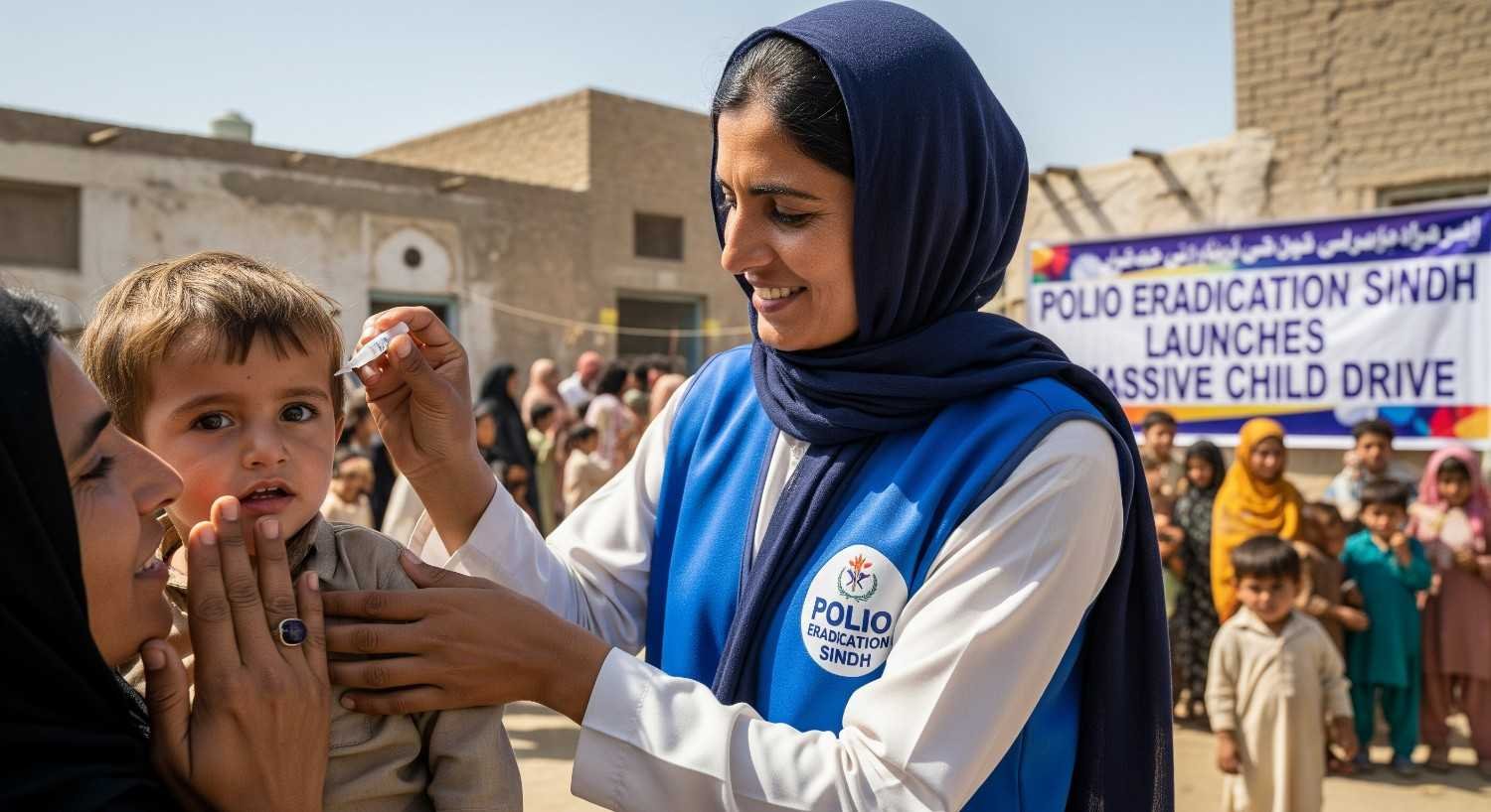 Polio Eradication Sindh Launches Massive Child Drive