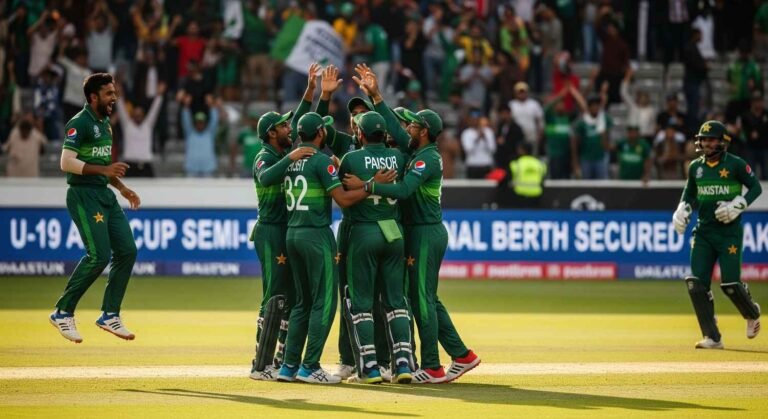 U-19 Asia Cup Pakistan Stunning Semi-Final Berth