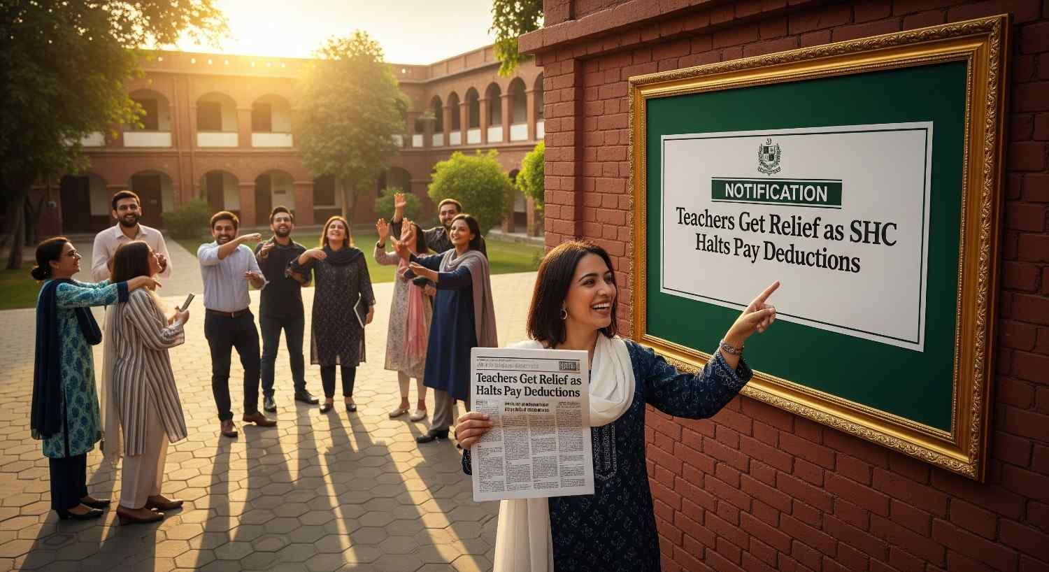 Teachers Get Relief as SHC Halts Pay Deductions