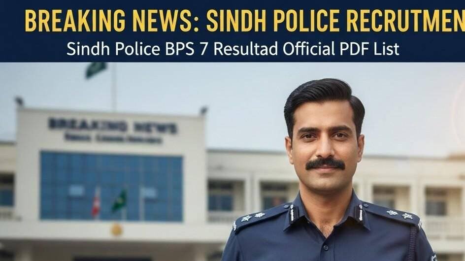 Sindh Police BPS 7 Results: Download Official PDF List